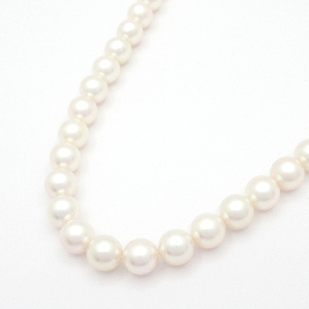 Mikimoto Necklace Silver Cream Pearl